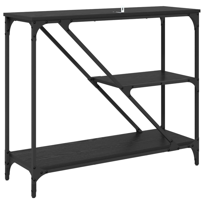 Masă de consolă Stejar Negru 88,5 x 30 x 75 cm Lemn compozit WALTI