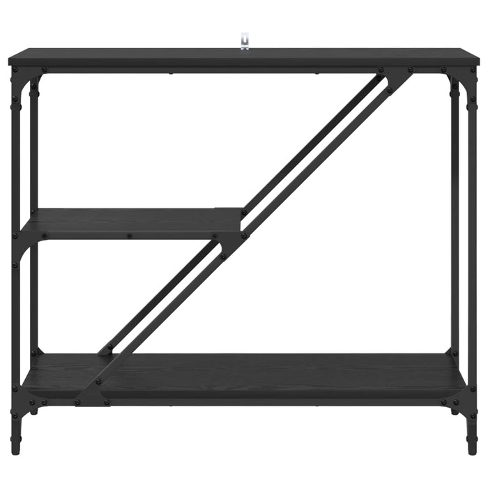 Masă de consolă Stejar Negru 88,5 x 30 x 75 cm Lemn compozit WALTI