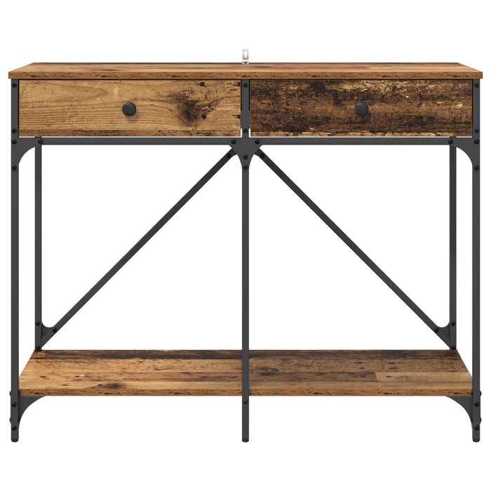 Masă de consolă Lemn Vechi 100 x 39 x 78,5 cm Lemn compozit WALTI