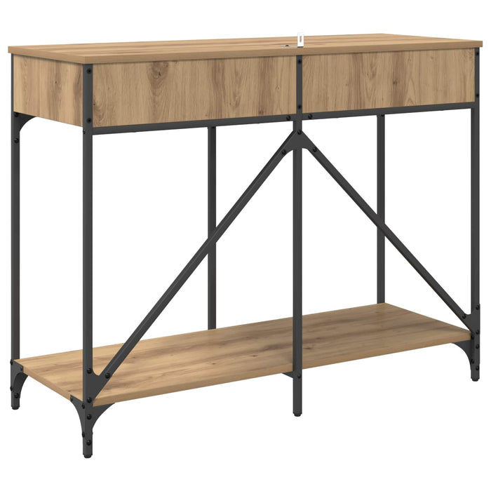 Masă de consolă Stejar Artizanal 100 x 39 x 78,5 cm WALTI