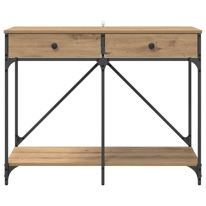 Masă de consolă Stejar Artizanal 100 x 39 x 78,5 cm WALTI