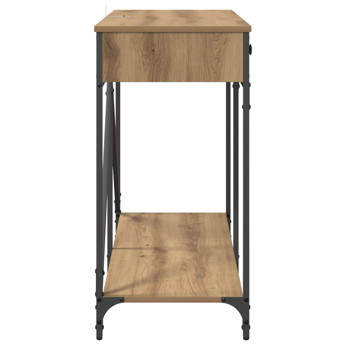 Masă de consolă Stejar Artizanal 100 x 39 x 78,5 cm WALTI