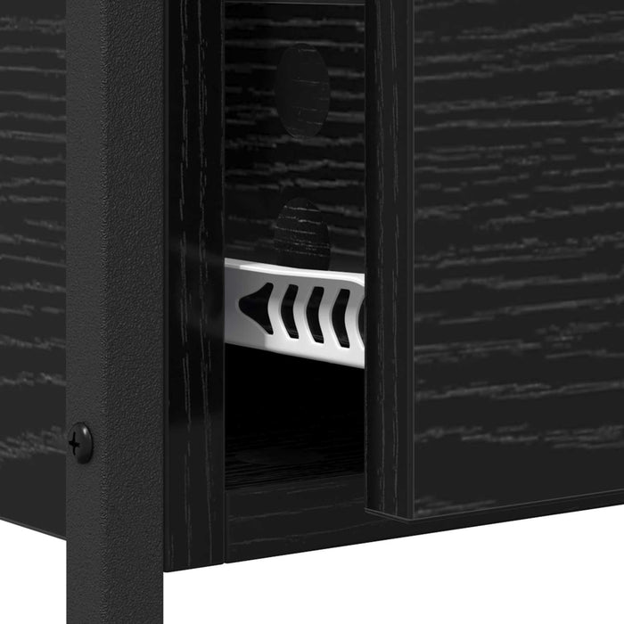 Masă de consolă Stejar Negru 100 x 39 x 78,5 cm Lemn compozit WALTI