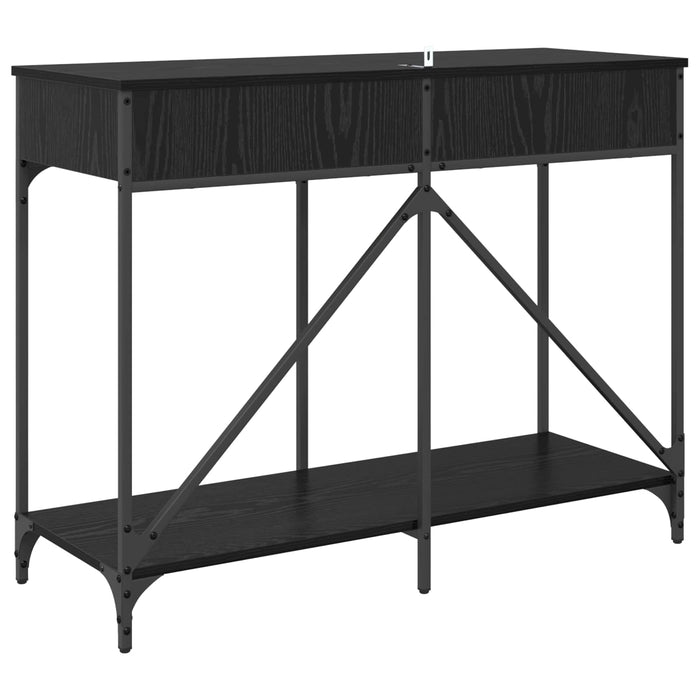 Masă de consolă Stejar Negru 100 x 39 x 78,5 cm Lemn compozit WALTI
