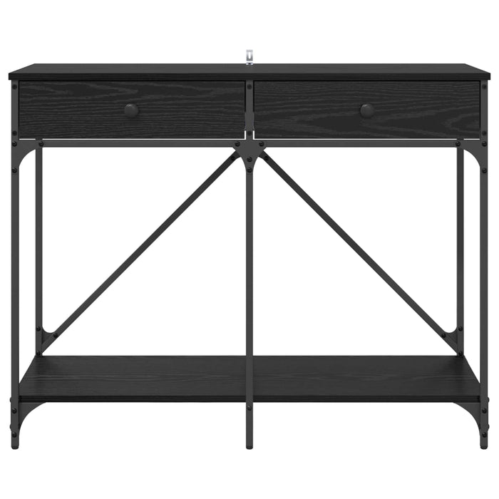 Masă de consolă Stejar Negru 100 x 39 x 78,5 cm Lemn compozit WALTI
