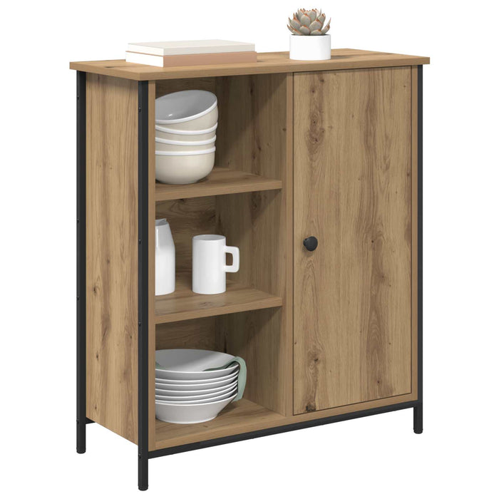 Bufet Stejar Artizanal 70 x 30 x 80 cm Lemn compozit WALTI