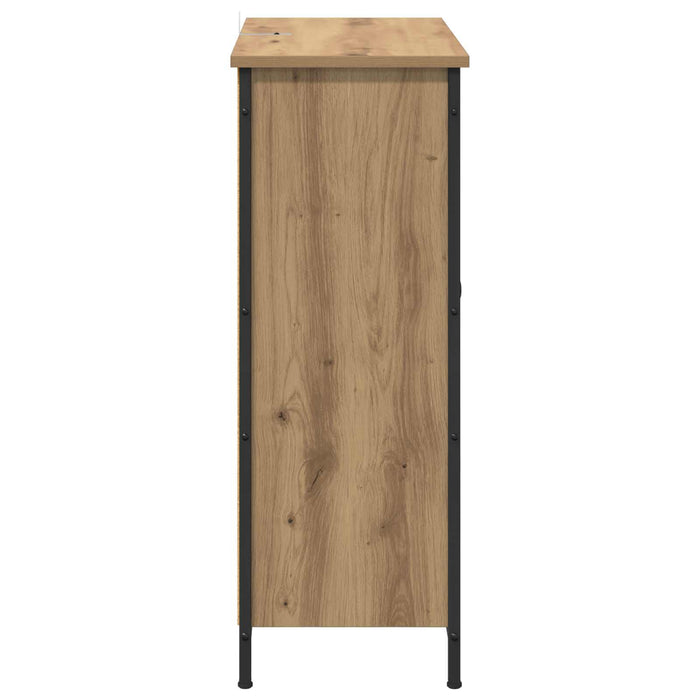 Bufet Stejar Artizanal 70 x 30 x 80 cm Lemn compozit WALTI
