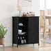 Bufet Stejar Negru 70 x 30 x 80 cm Lemn compozit - WALTI WALTI