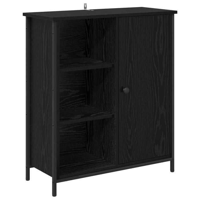 Bufet Stejar Negru 70 x 30 x 80 cm Lemn compozit - WALTI WALTI