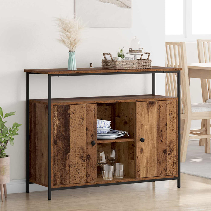 Bufet Lemn Vechi 100 x 35 x 80 cm Lemn compozit - WALTI WALTI