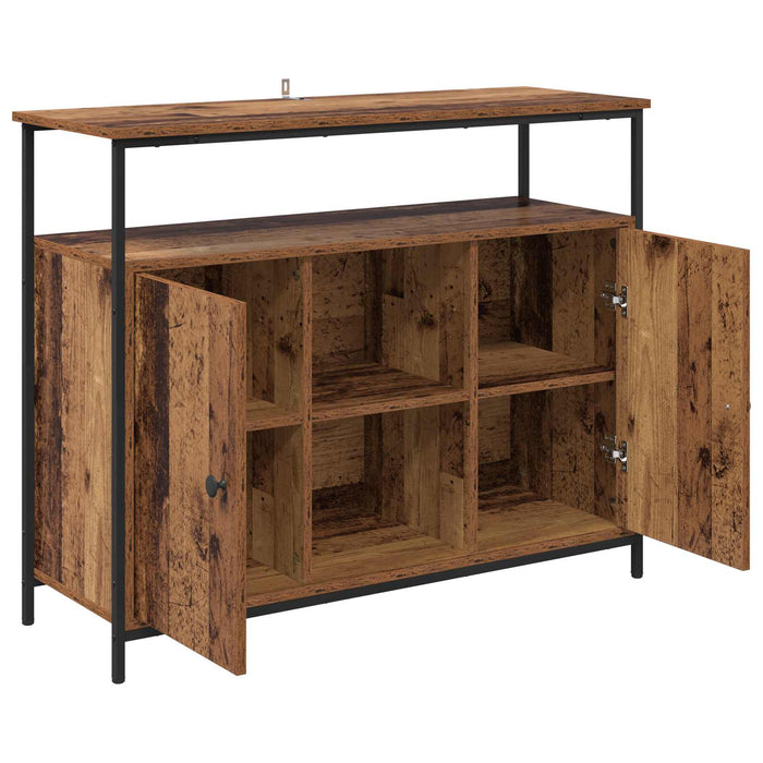 Bufet Lemn Vechi 100 x 35 x 80 cm Lemn compozit - WALTI WALTI