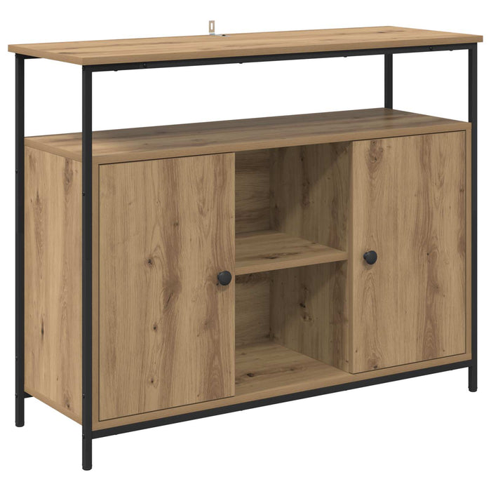 Bufet Stejar Artizanal 100 x 35 x 80 cm Lemn compozit - WALTI WALTI