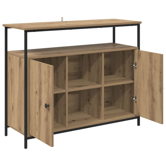 Bufet Stejar Artizanal 100 x 35 x 80 cm Lemn compozit - WALTI WALTI