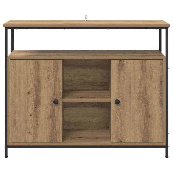 Bufet Stejar Artizanal 100 x 35 x 80 cm Lemn compozit - WALTI WALTI