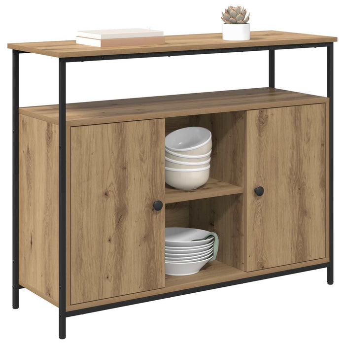 Bufet Stejar Artizanal 100 x 35 x 80 cm Lemn compozit - WALTI WALTI
