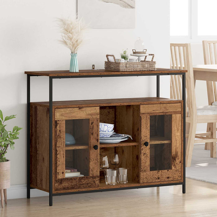 Bufet Lemn Vechi 100 x 35 x 80 cm Lemn compozit - WALTI WALTI