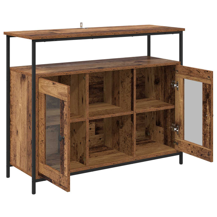 Bufet Lemn Vechi 100 x 35 x 80 cm Lemn compozit - WALTI WALTI
