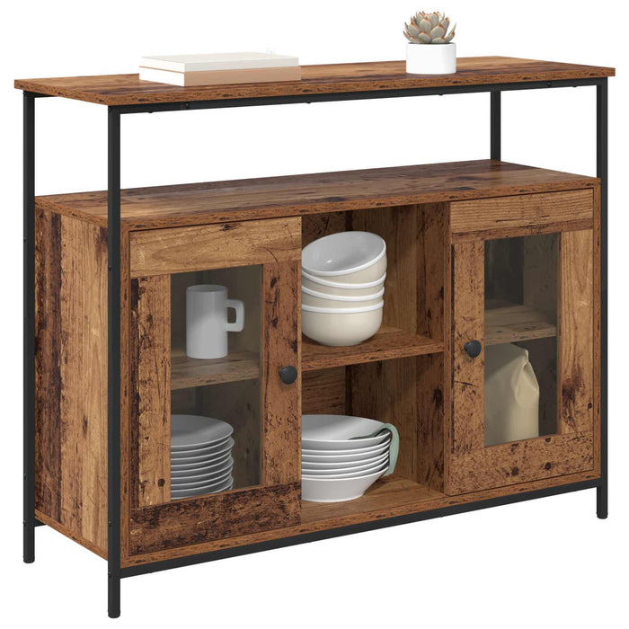 Bufet Lemn Vechi 100 x 35 x 80 cm Lemn compozit - WALTI WALTI
