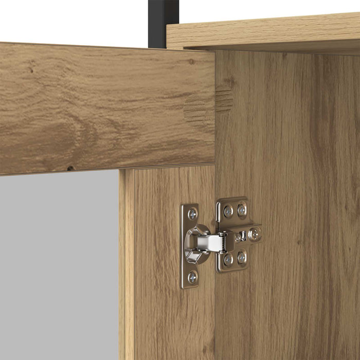 Bufet Stejar Artizanal 100 x 35 x 80 cm Lemn compozit - WALTI WALTI