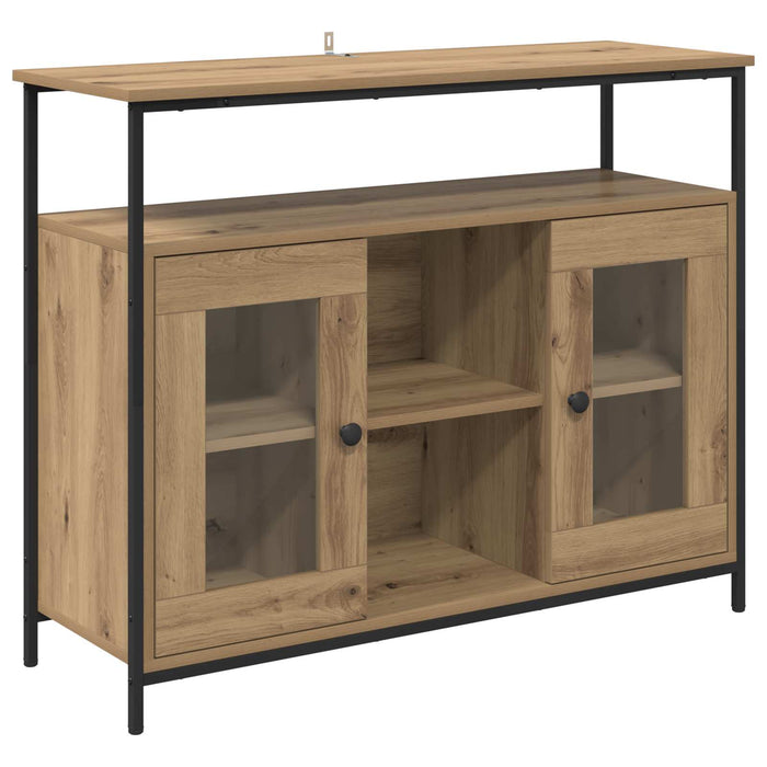 Bufet Stejar Artizanal 100 x 35 x 80 cm Lemn compozit - WALTI WALTI
