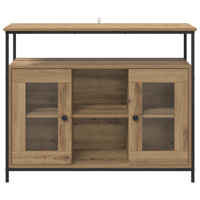 Bufet Stejar Artizanal 100 x 35 x 80 cm Lemn compozit - WALTI WALTI