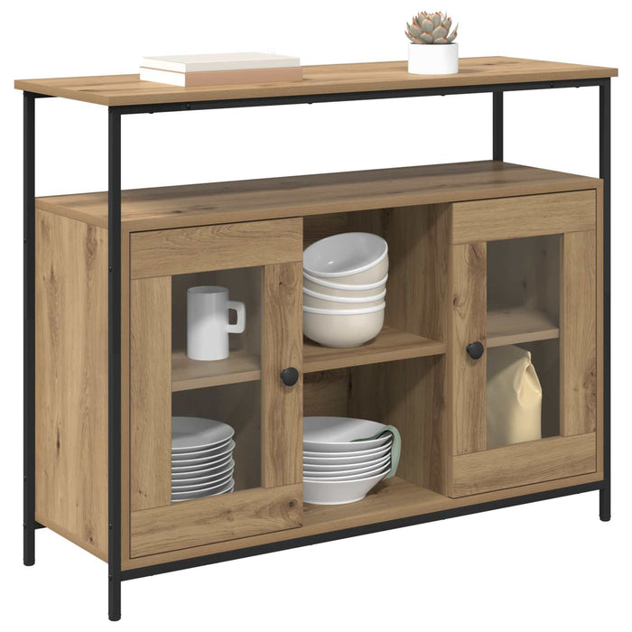 Bufet Stejar Artizanal 100 x 35 x 80 cm Lemn compozit - WALTI WALTI