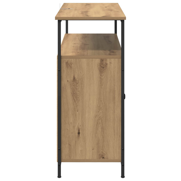 Bufet Stejar Artizanal 100 x 35 x 80 cm Lemn compozit - WALTI WALTI