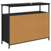 Bufet Stejar Negru 100 x 35 x 80 cm Lemn compozit - WALTI WALTI