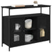 Bufet Stejar Negru 100 x 35 x 80 cm Lemn compozit - WALTI WALTI