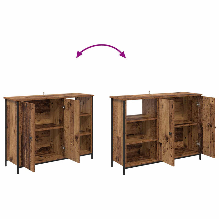 Bufet Lemn Vechi 100 x 33 x 75 cm Lemn compozit WALTI