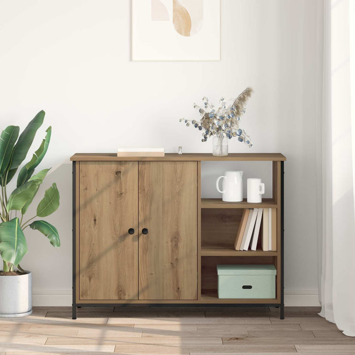 Bufet Stejar Artizanal 100 x 33 x 75 cm Lemn compozit - WALTI WALTI