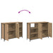 Bufet Stejar Artizanal 100 x 33 x 75 cm Lemn compozit - WALTI WALTI