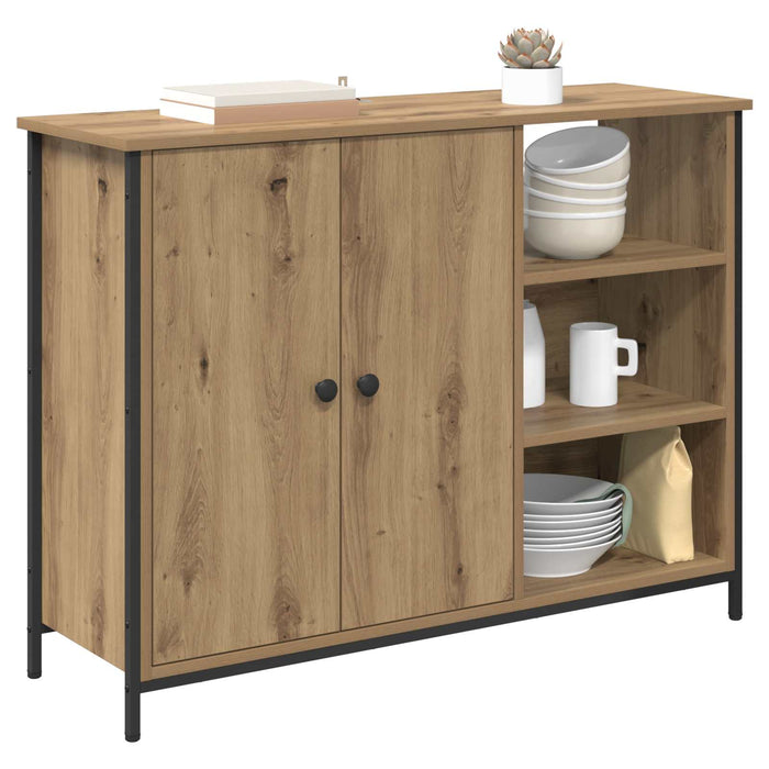 Bufet Stejar Artizanal 100 x 33 x 75 cm Lemn compozit - WALTI WALTI