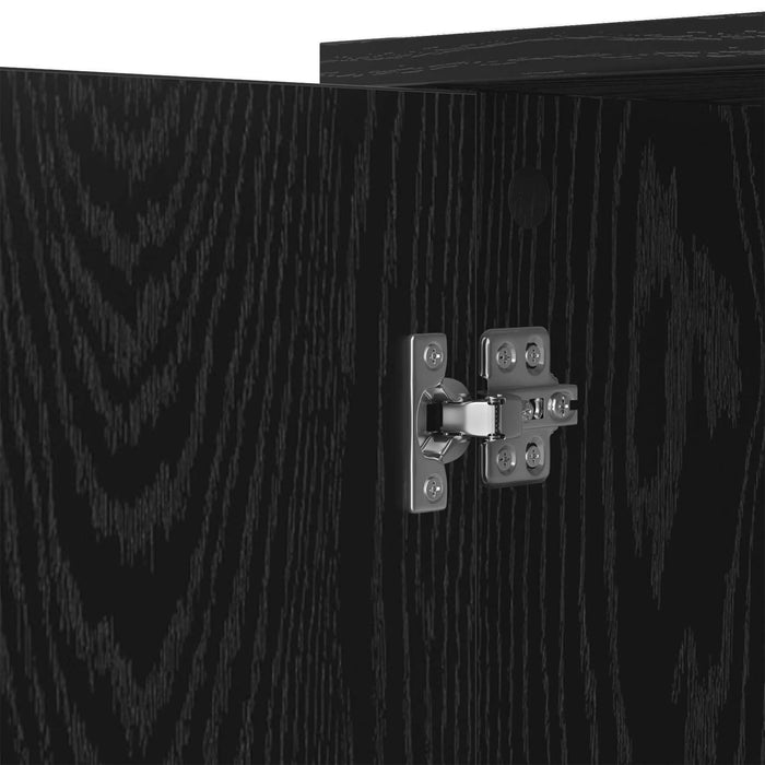 Bufet Stejar Negru 100 x 33 x 75 cm Lemn compozit - WALTI WALTI