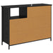 Bufet Stejar Negru 100 x 33 x 75 cm Lemn compozit - WALTI WALTI