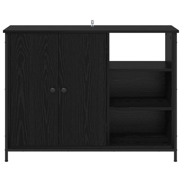 Bufet Stejar Negru 100 x 33 x 75 cm Lemn compozit - WALTI WALTI