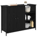 Bufet Stejar Negru 100 x 33 x 75 cm Lemn compozit - WALTI WALTI