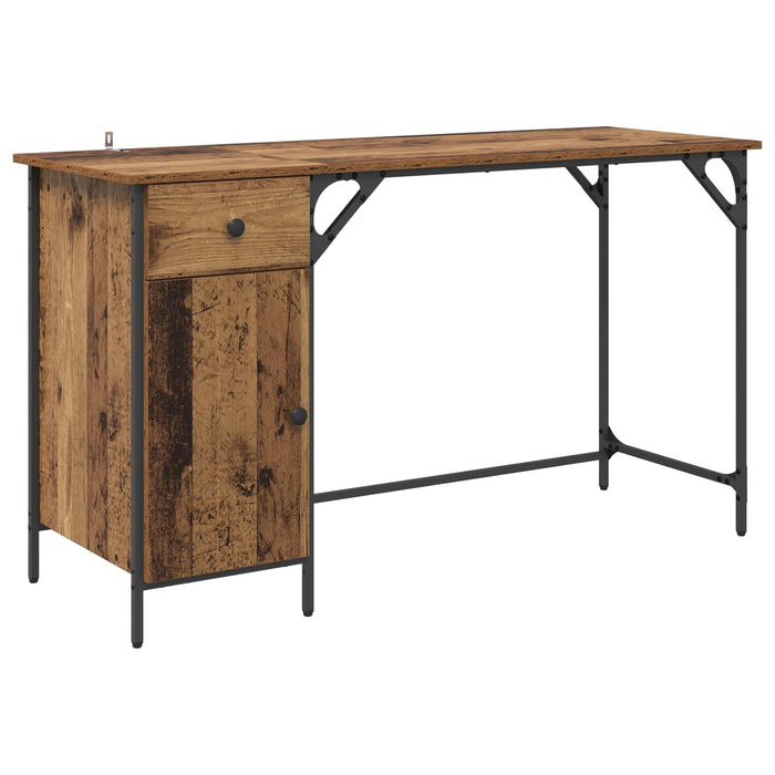 Birou de calculator Lemn Vechi 131 x 48 x 75 cm Lemn compozit - WALTI WALTI
