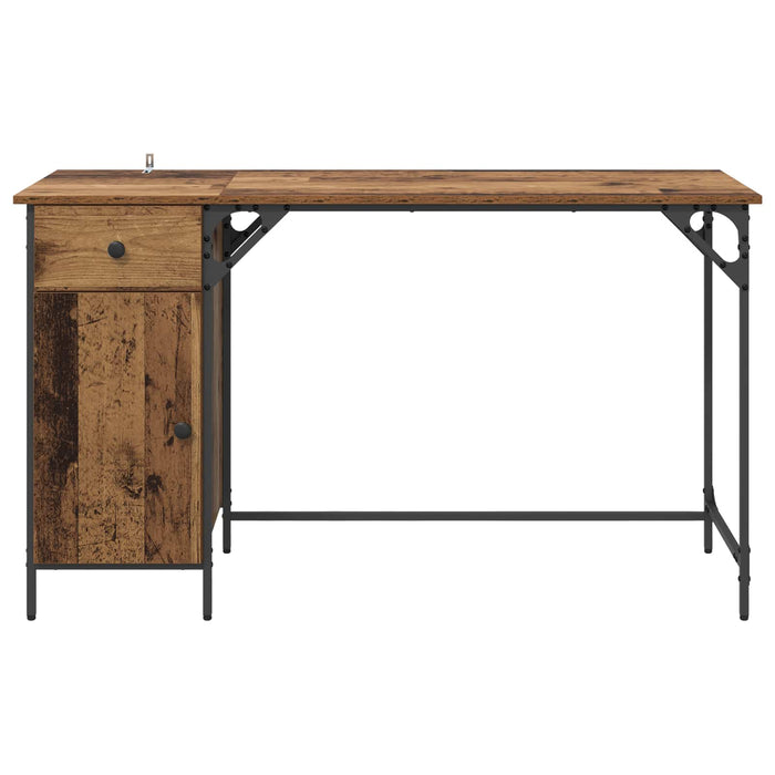 Birou de calculator Lemn Vechi 131 x 48 x 75 cm Lemn compozit - WALTI WALTI