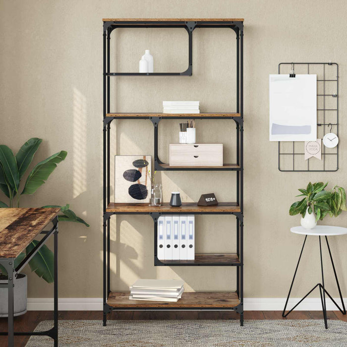 Bibliotecă Lemn vechi 81 x 36 x 176 cm Lemn compozit - WALTI WALTI