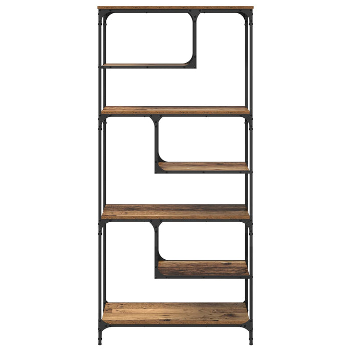 Bibliotecă Lemn vechi 81 x 36 x 176 cm Lemn compozit - WALTI WALTI