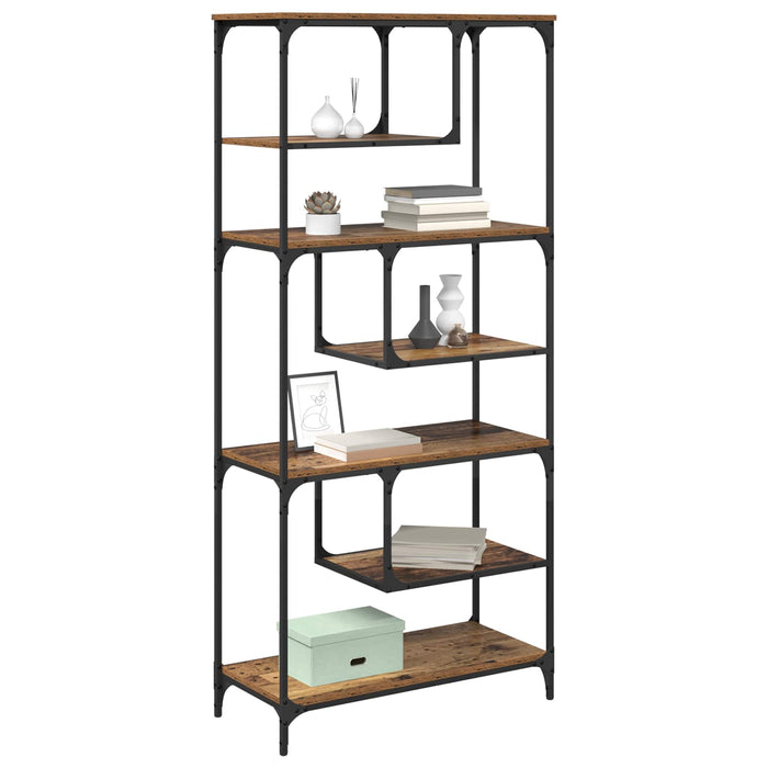 Bibliotecă Lemn vechi 81 x 36 x 176 cm Lemn compozit - WALTI WALTI