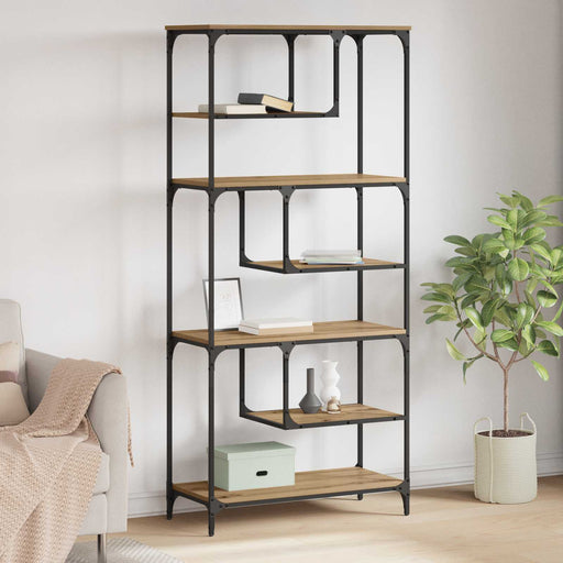 Bibliotecă 6 niveluri 81 x 36 x 176 cm Lemn compozit - WALTI WALTI