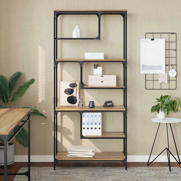 Bibliotecă 6 niveluri 81 x 36 x 176 cm Lemn compozit - WALTI WALTI