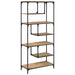 Bibliotecă 6 niveluri 81 x 36 x 176 cm Lemn compozit - WALTI WALTI
