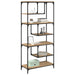 Bibliotecă 6 niveluri 81 x 36 x 176 cm Lemn compozit - WALTI WALTI
