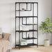 Bibliotecă Stejar negru 81 x 36 x 176 cm Lemn compozit - WALTI WALTI