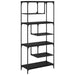 Bibliotecă Stejar negru 81 x 36 x 176 cm Lemn compozit - WALTI WALTI