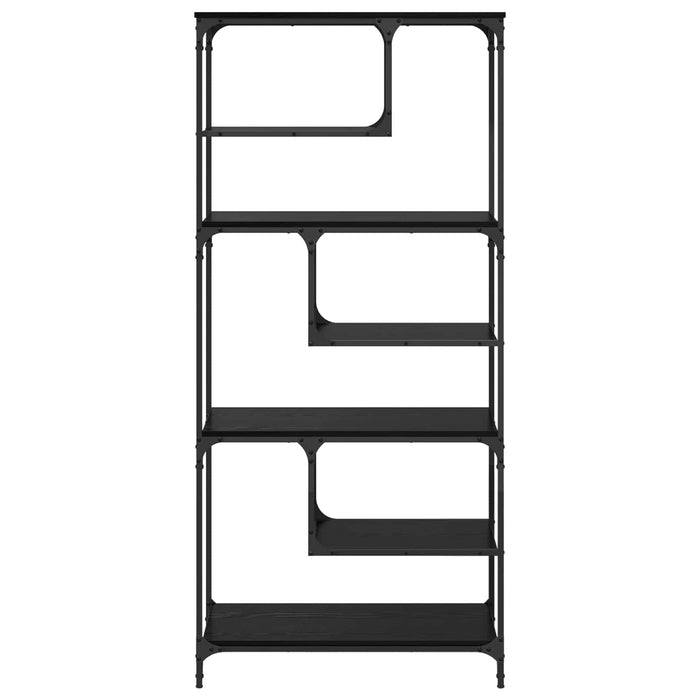 Bibliotecă Stejar negru 81 x 36 x 176 cm Lemn compozit - WALTI WALTI