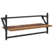 Set rafturi de perete cu raft 6 pcs Lemn Vechi 100 x 25 x 30 cm - WALTI WALTI